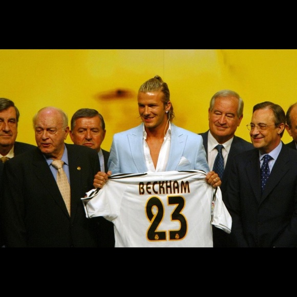 Vintage David Beckham Adidas Real Madrid Jersey - Picture 8 of 8